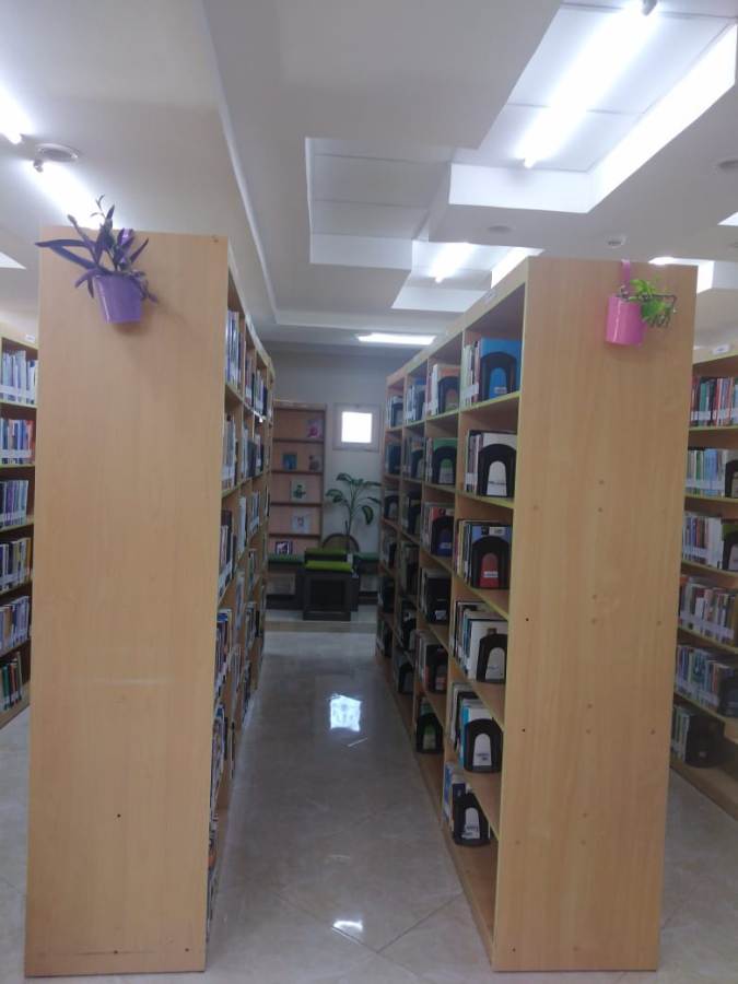 نمایی از بخش مخزن کتابخانه عمومی میرزا کوچک جنگلی